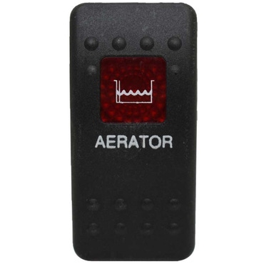 Carling Boat Rocker Switch Cover | Aerator Black Actuator