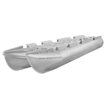 Pontoon Boat Log Float Tubes | 21 FT x 25 Inch w/ Strakes (Set of 2)