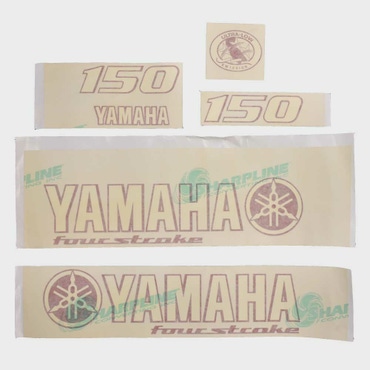Yamaha Boat Cowling Decals 156516-01 | 150 Fourstroke Sticker (Kit)
