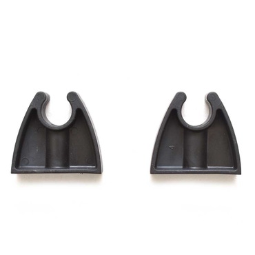 Attwood Boat Pole Storage Clips 7571-1 | 3/4 Inch Black (Pair)