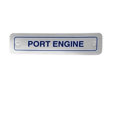 Sea Ray Boat Decal Label Sticker 1698947 | Port Engine Silver