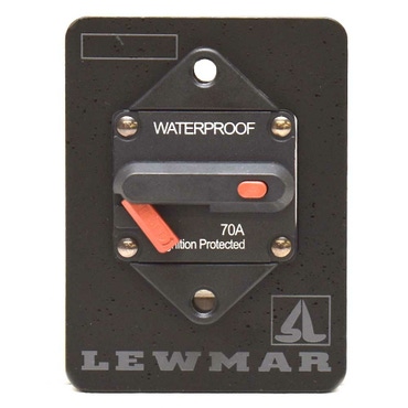 Lewmar Boat Circuit Breaker Panel 68000240 | Windlass Winch 70A